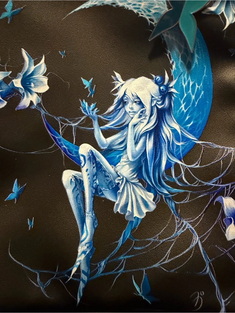 Trick Blue Fairy Moon stylish black